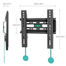 Fixed TV Wall Mount 17”–43” (40F)