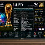 Hisense 75 Inch Smart 8K ULED Mini-LED TV (U8 Series – 165Hz)