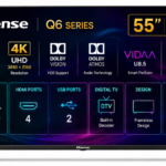 Hisense 55 Inch 4K QLED Smart TV (Q6 Series)