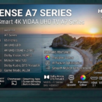Hisense 65″ Series 7 Smart 4K VIDAA UHD TV (A7 Series)