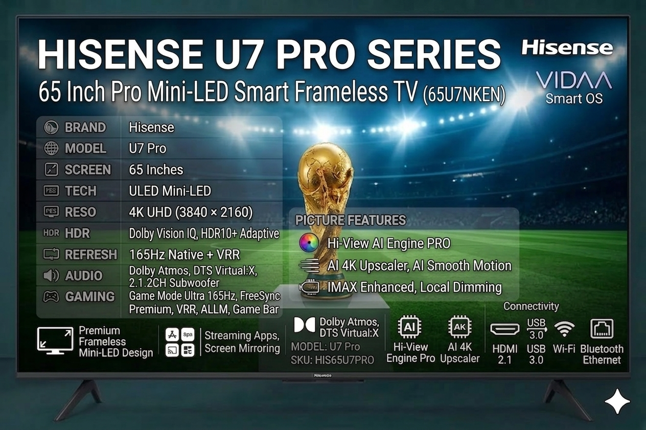 Gemini_Generated_Image_maidrmaidrmaidrm Hisense 65 Inch Pro Mini-LED Smart Frameless TV (65U7NKEN) - Image 1