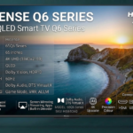 Hisense 65 Inch QLED Smart 4K UHD Frameless TV (Q6 Series)