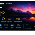 Hisense 55 Inch Smart 4K UHD Frameless TV (A7 Series)