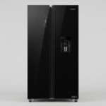 Hisense Fridge 541 Liters No Frost Black Glass Side-by-Side with Water Dispenser (REF558DR-BG)