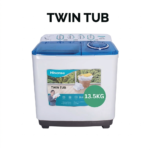 Hisense Twin Tub Washing Machine 13.5Kg White (WSRB143W)
