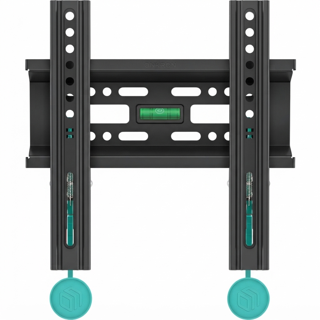 Gemini_Generated_Image_z2mg80z2mg80z2mg (1) Fixed TV Wall Mount 17″–43″ (40F) - Image 1
