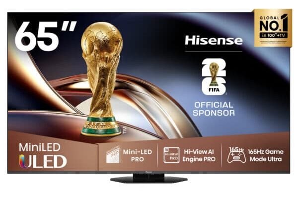 65U8Q-600x600 Hisense 65 Pro Mini-LED Smart Framless 120HZ Processor - Image 1